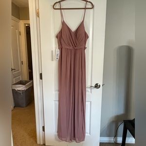 Azazie Luxy Dusty Rose Size 14